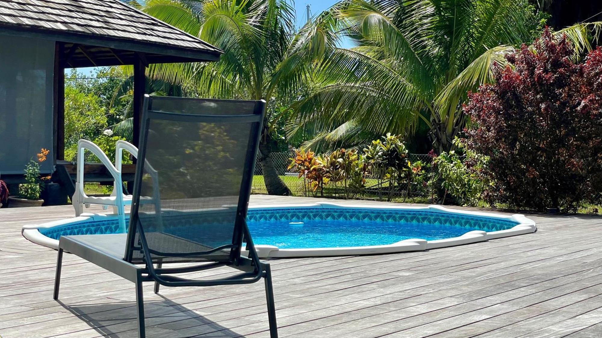 Raiatea - Orion Pool Bungalow อุตูโรอา ภายนอก รูปภาพ